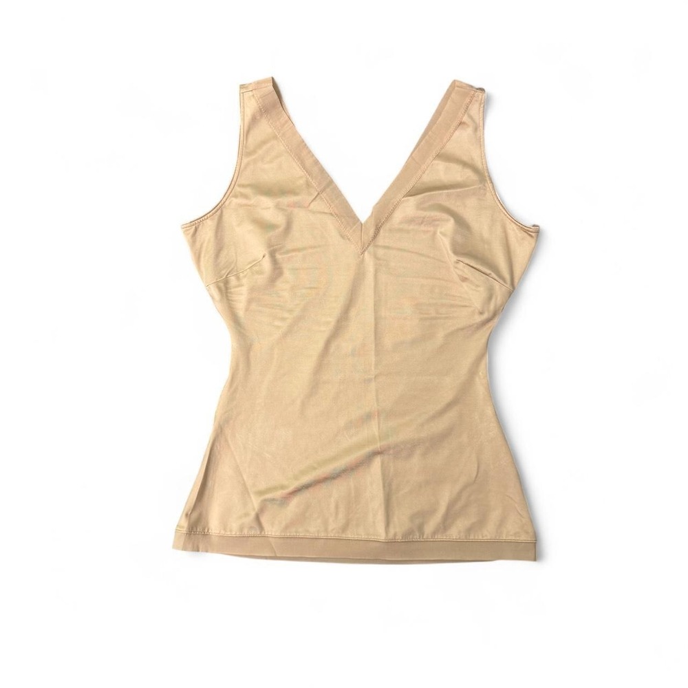 NWOT SPANX Camisole V-Neck Slimplicity Smooth Shaping Top Nude 310P